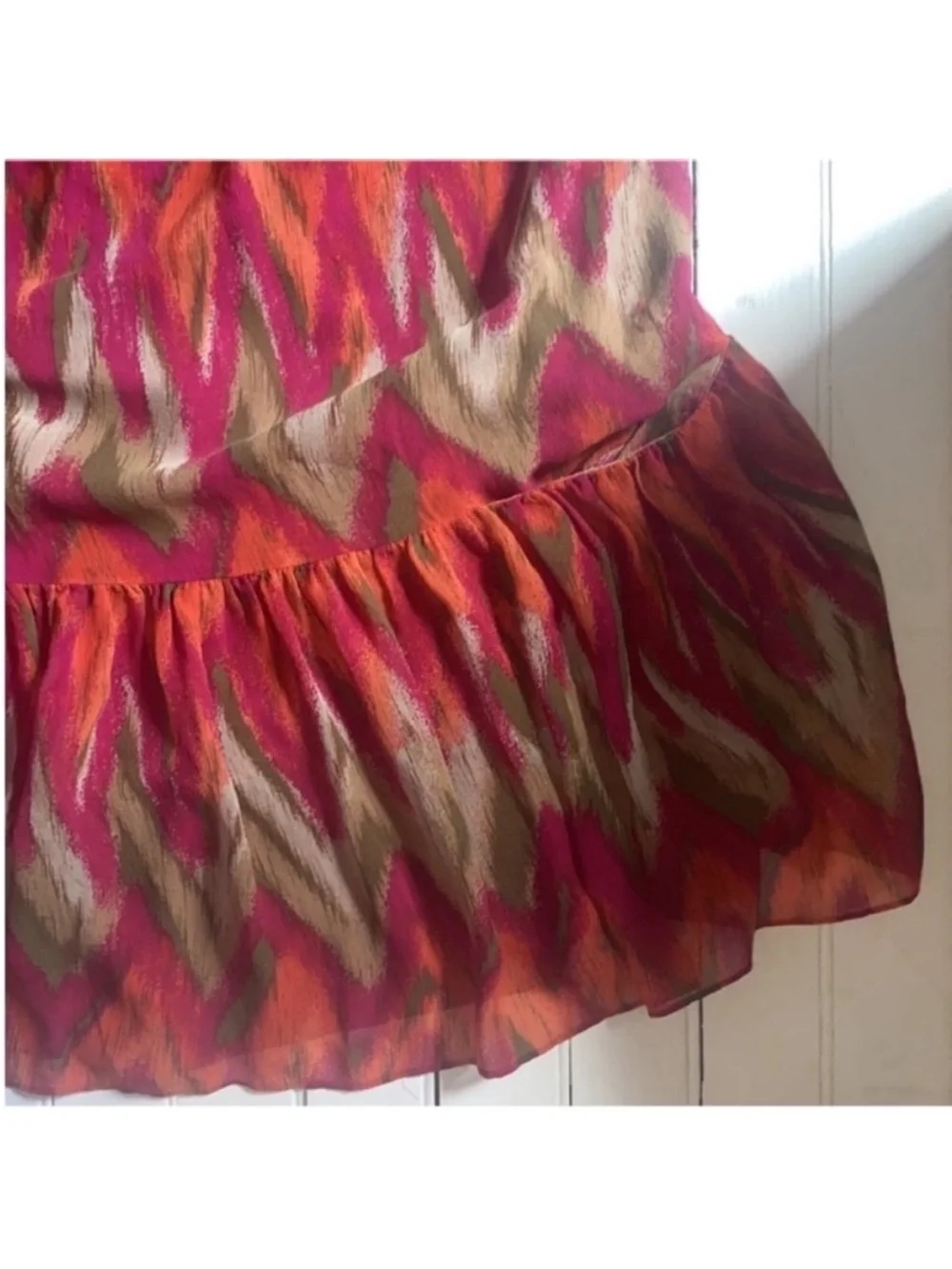 Michael Kors Mini Dress Pink Orange Size XL